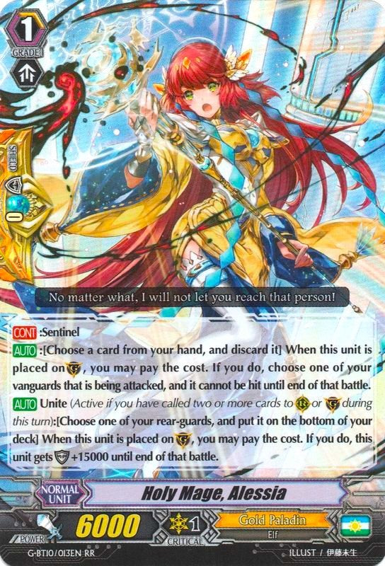 Holy Mage, Alessia (G-BT10/013EN) [Raging Clash of the Blade Fangs] | Pegasus Games WI