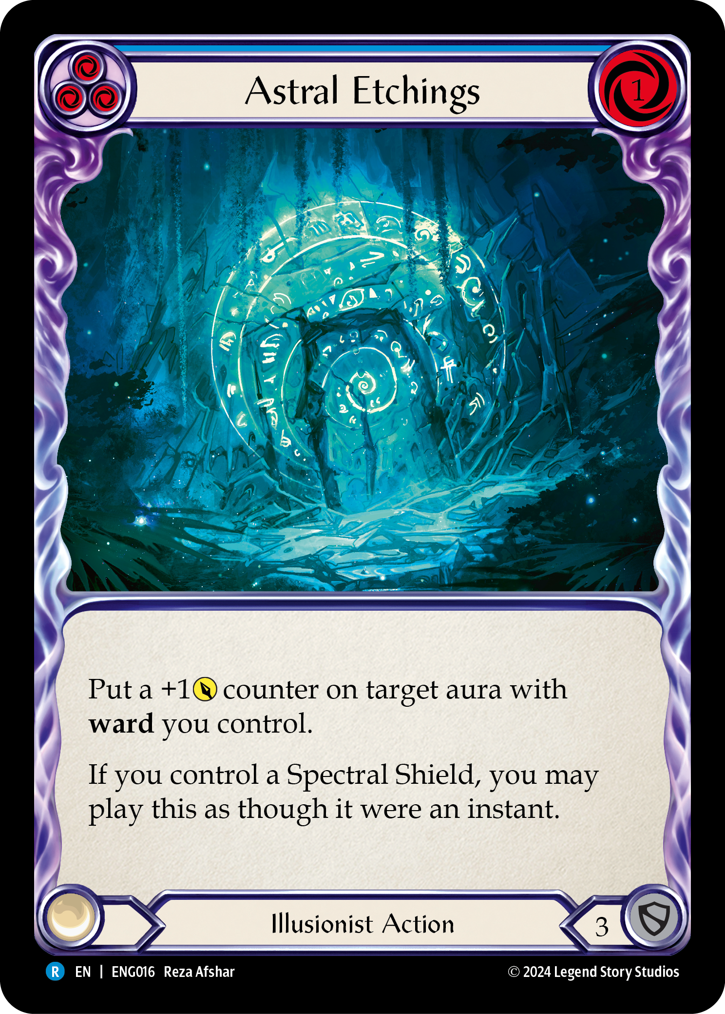 Astral Etchings [ENG016] (Part the Mistveil Enigma Blitz Deck) | Pegasus Games WI