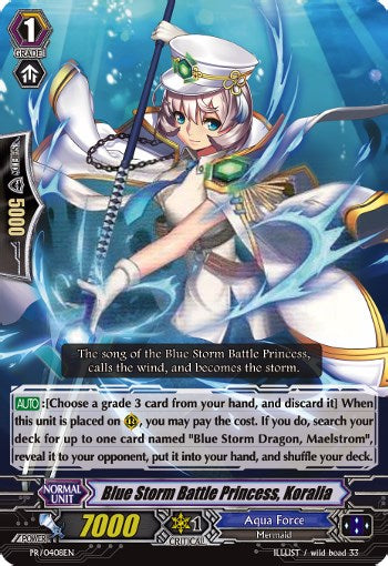 Blue Storm Battle Princess, Koralia (PR/0408EN) [Promo Cards] | Pegasus Games WI