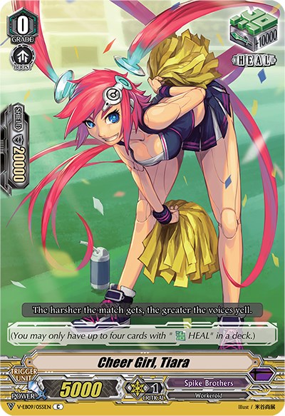 Cheer Girl, Tiara (V-EB09/055EN) [The Raging Tactics] | Pegasus Games WI