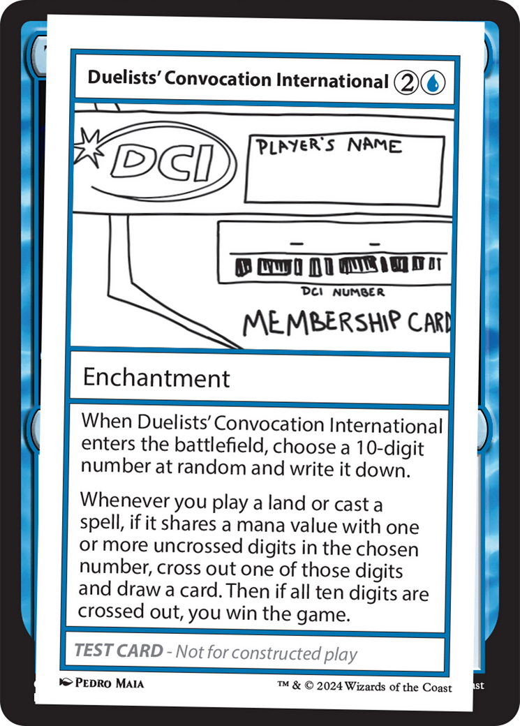 Duelists' Convocation International [Mystery Booster 2 Playtest Cards] | Pegasus Games WI