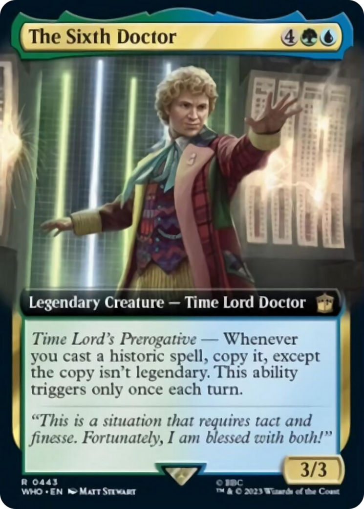 The Sixth Doctor (Extended Art) [Doctor Who] | Pegasus Games WI