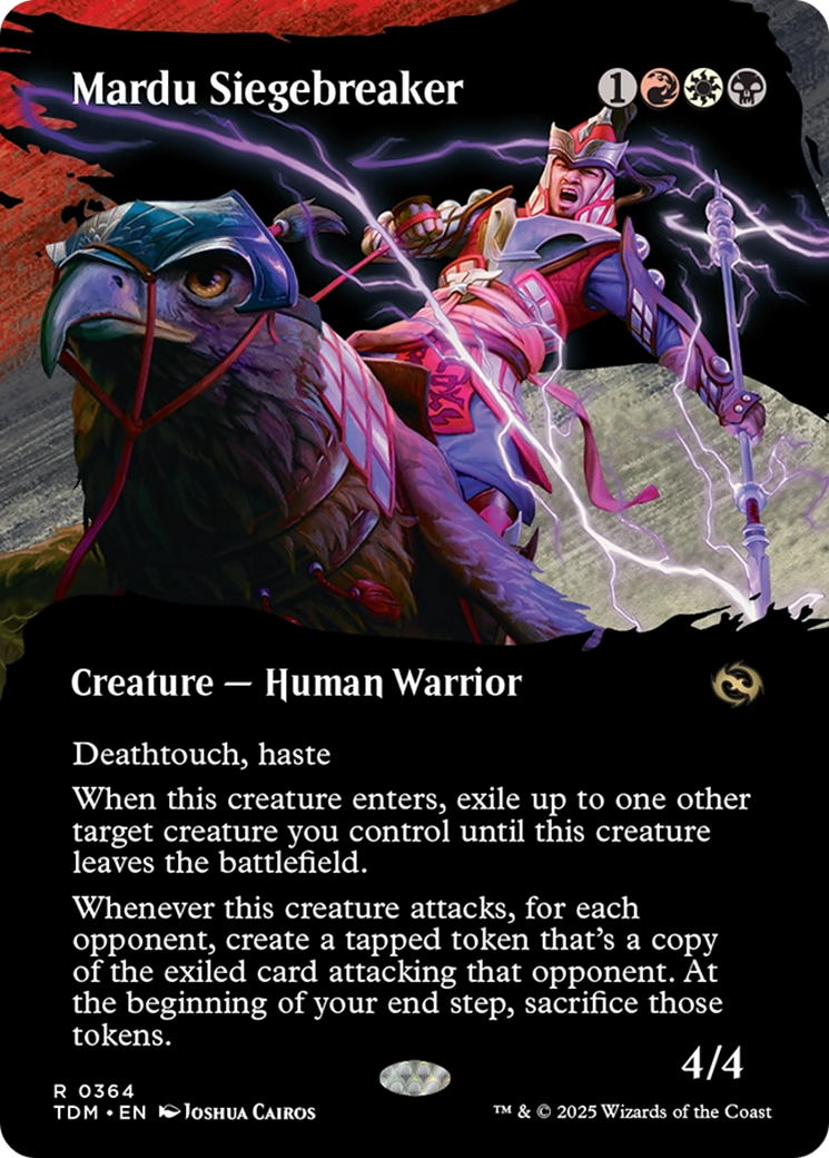 Mardu Siegebreaker (Borderless) [Tarkir: Dragonstorm] | Pegasus Games WI