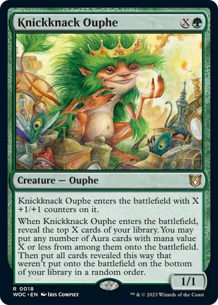 Knickknack Ouphe [Wilds of Eldraine Commander] | Pegasus Games WI