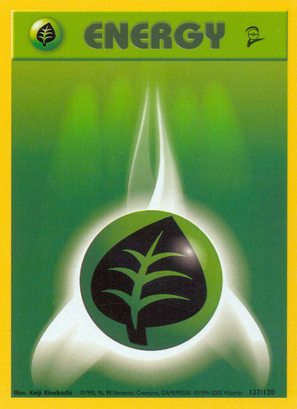 Grass Energy (127/130) [Base Set 2] | Pegasus Games WI