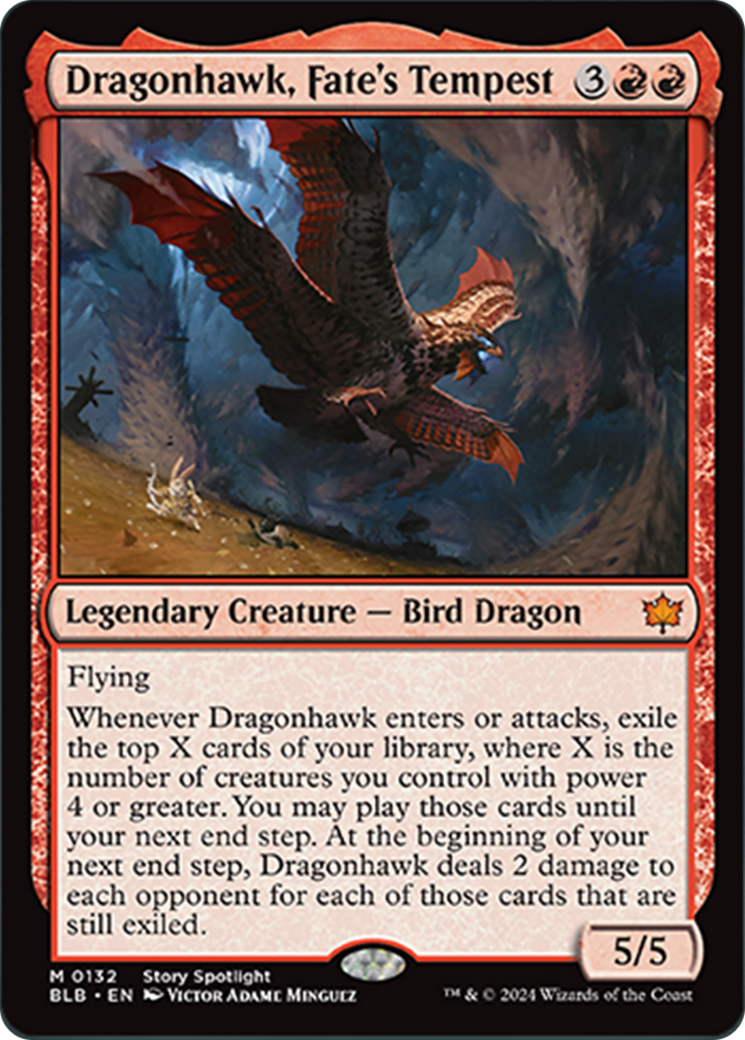 Dragonhawk, Fate's Tempest [Bloomburrow] | Pegasus Games WI