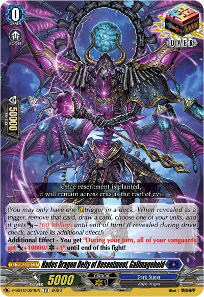 Hades Dragon Deity of Resentment, Gallmageheld (V-SS10/024EN) [Premium Battle Deckset 2023] | Pegasus Games WI