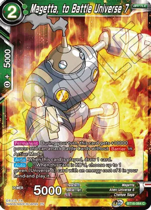Magetta, to Battle Universe 7 (BT16-064) [Realm of the Gods] | Pegasus Games WI