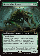 Demolisher Spawn (Extended Art) [Duskmourn: House of Horror Commander] | Pegasus Games WI