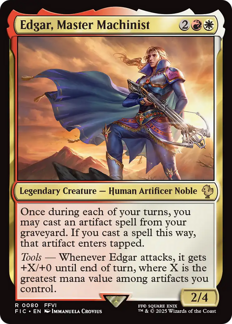 Edgar, Master Machinist [FINAL FANTASY Commander] | Pegasus Games WI
