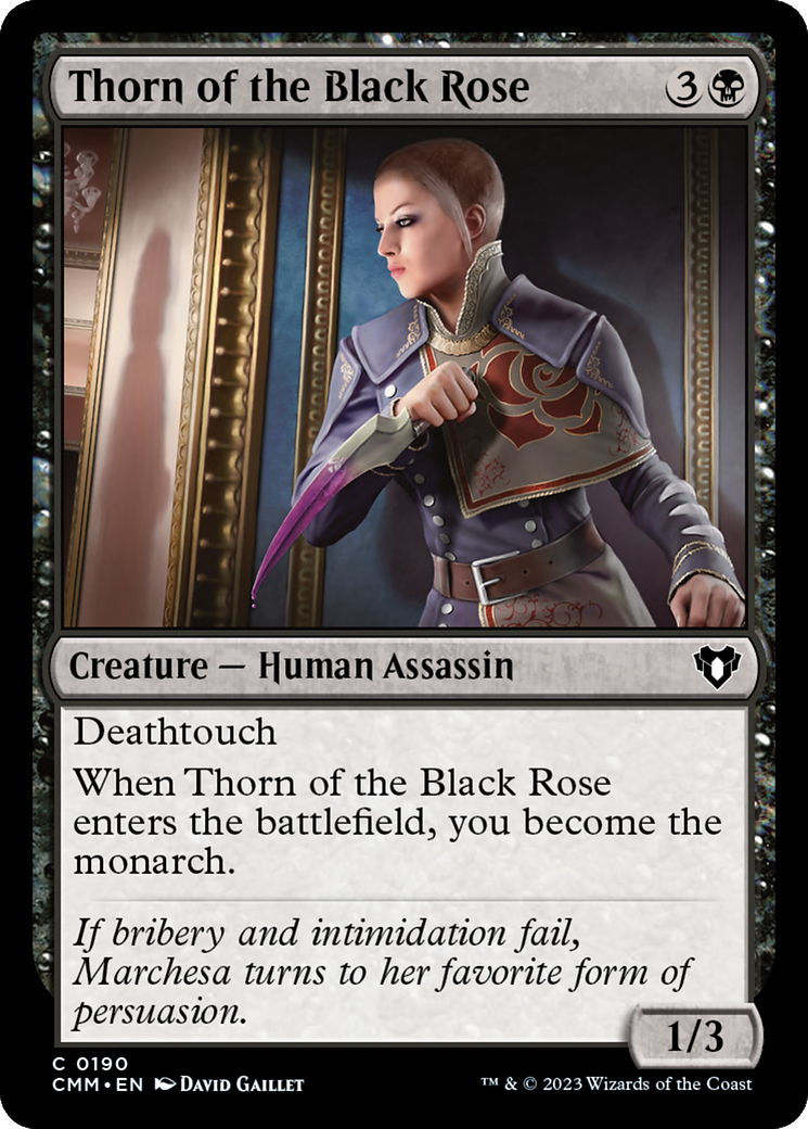 Thorn of the Black Rose [Commander Masters] | Pegasus Games WI