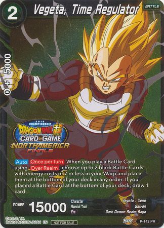 Vegeta, Time Regulator (Championship Final 2019) (Finalist) (P-142) [Tournament Promotion Cards] | Pegasus Games WI