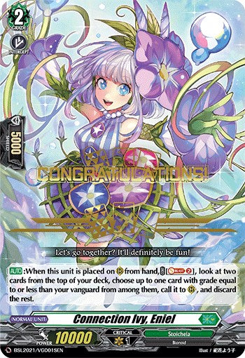 Connection Ivy, Eniel (Hot Stamped) (BSL2021/VGD01SEN) [Bushiroad Event Cards] | Pegasus Games WI