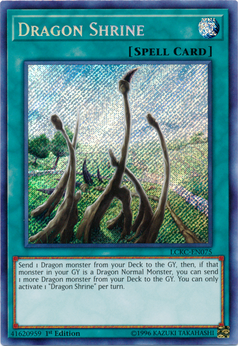 Dragon Shrine [LCKC-EN075] Secret Rare | Pegasus Games WI
