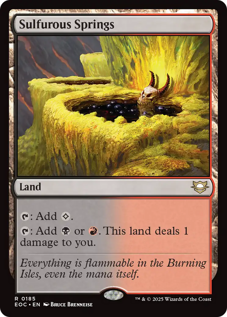Sulfurous Springs [Edge of Eternities Commander] | Pegasus Games WI