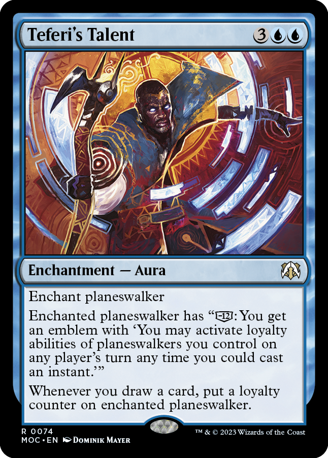 Teferi's Talent [March of the Machine Commander] | Pegasus Games WI