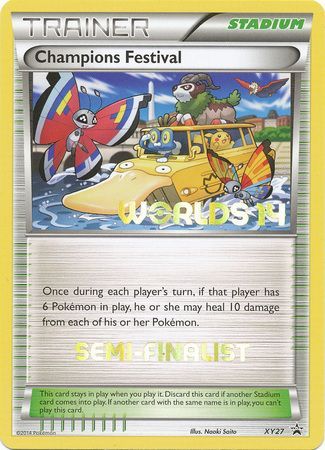 Champions Festival (XY27) (2014 Semi Finalist) [XY: Black Star Promos] | Pegasus Games WI