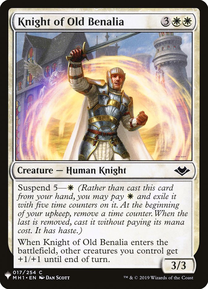Knight of Old Benalia [Mystery Booster] | Pegasus Games WI