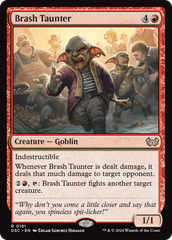 Brash Taunter [Duskmourn: House of Horror Commander] | Pegasus Games WI