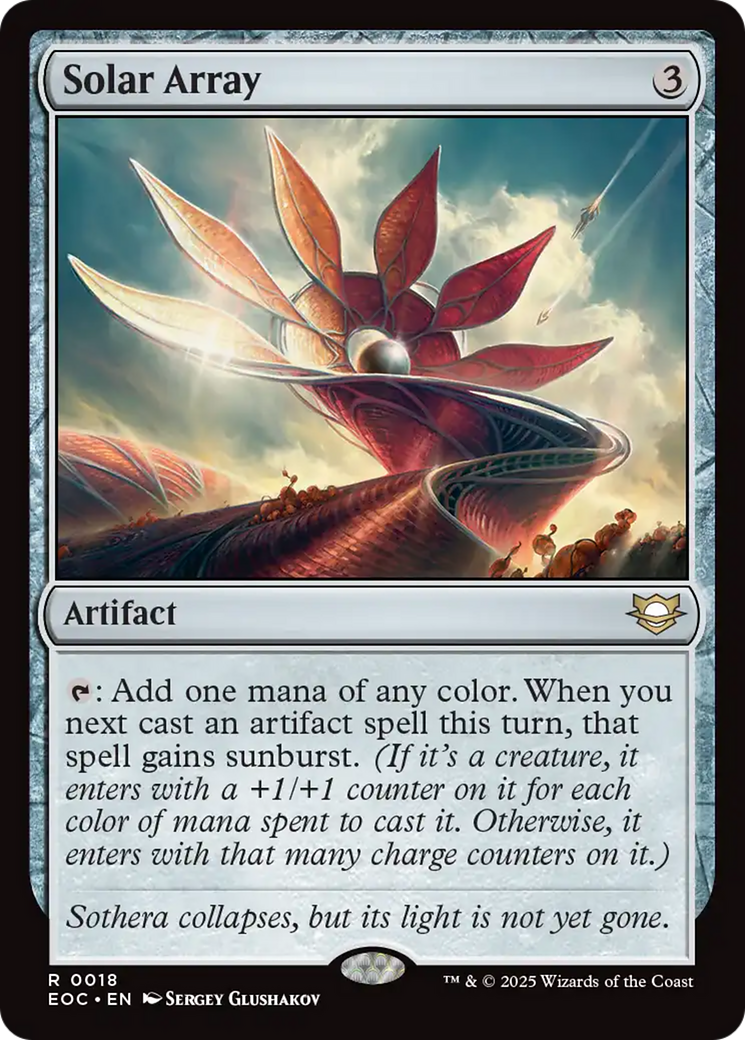 Solar Array [Edge of Eternities Commander] | Pegasus Games WI