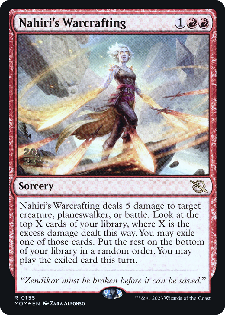 Nahiri's Warcrafting [March of the Machine Prerelease Promos] | Pegasus Games WI