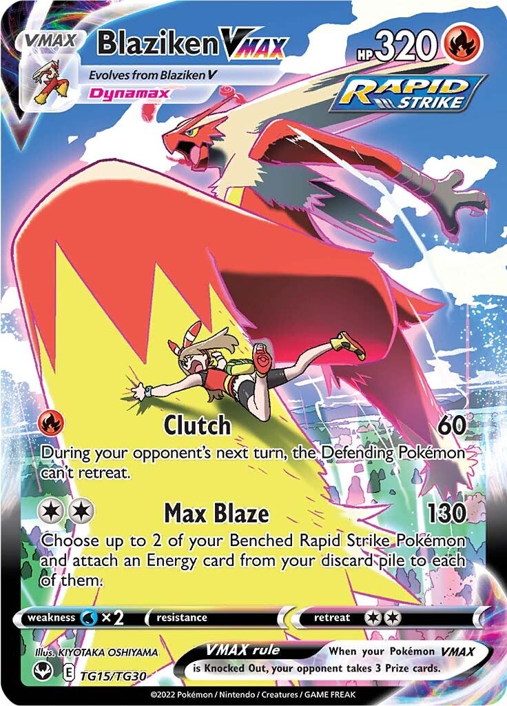 Blaziken VMAX (TG15/TG30) [Sword & Shield: Silver Tempest] | Pegasus Games WI