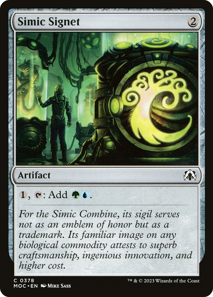 Simic Signet [March of the Machine Commander] | Pegasus Games WI