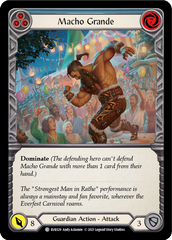 Macho Grande (Blue) [EVR029] (Everfest)  1st Edition Rainbow Foil | Pegasus Games WI