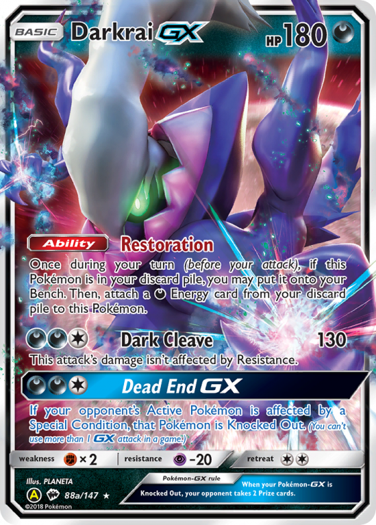 Darkrai GX (88a/147) [Alternate Art Promos] | Pegasus Games WI