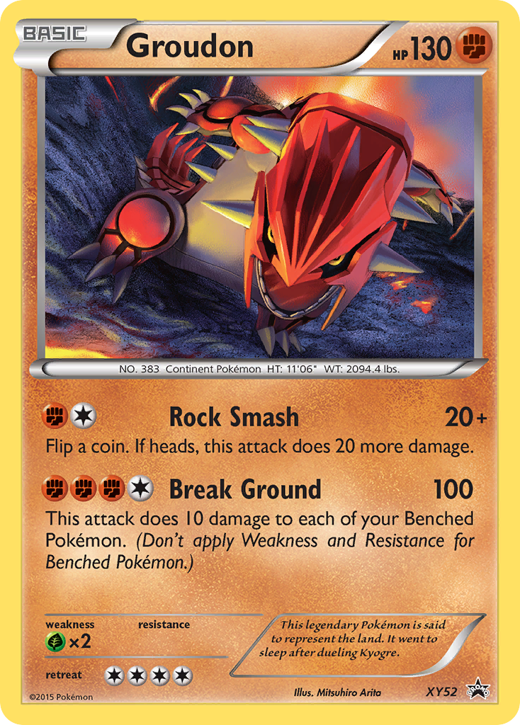 Groudon (XY52) [XY: Black Star Promos] | Pegasus Games WI