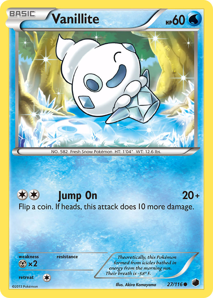 Vanillite (27/116) [Black & White: Plasma Freeze] | Pegasus Games WI
