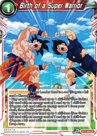 Birth of a Super Warrior (BT11-029) [Vermilion Bloodline 2nd Edition] | Pegasus Games WI