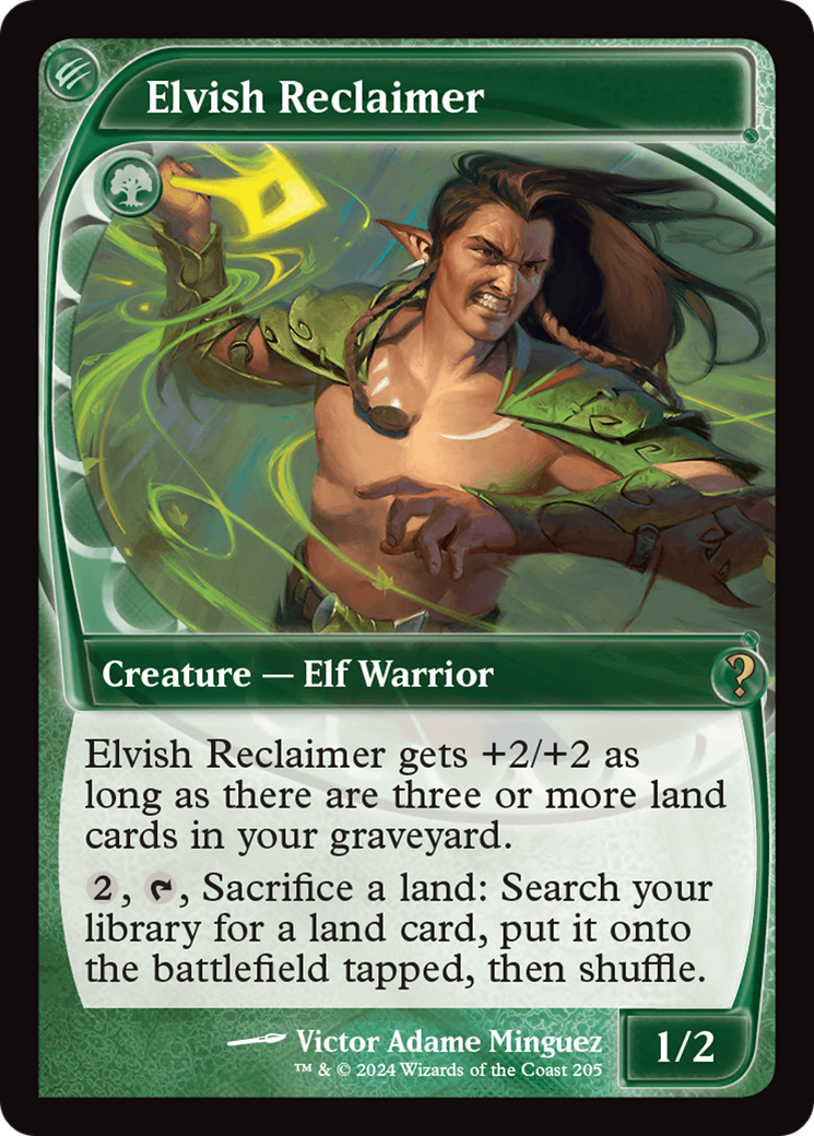 Elvish Reclaimer (Future Sight) [Mystery Booster 2] | Pegasus Games WI