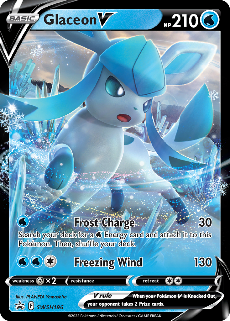 Glaceon V (SWSH196) [Sword & Shield: Black Star Promos] | Pegasus Games WI