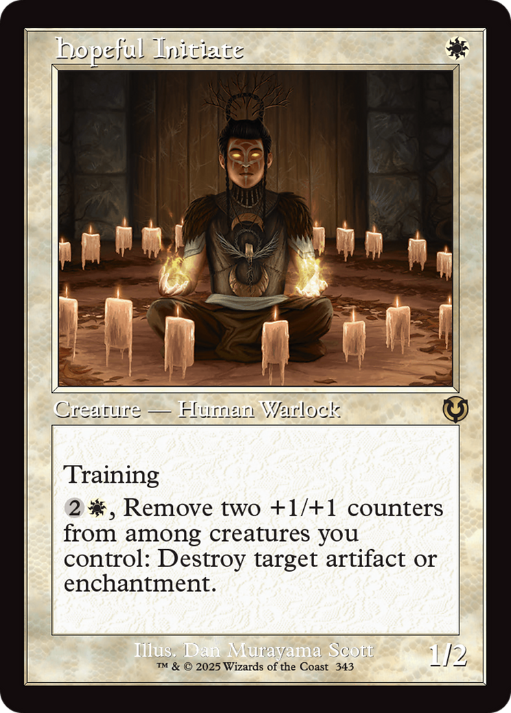 Hopeful Initiate (Retro Frame) [Innistrad Remastered] | Pegasus Games WI