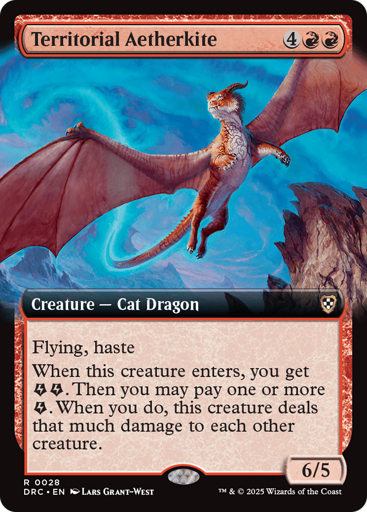 Territorial Aetherkite (Extended Art) [Aetherdrift Commander] | Pegasus Games WI