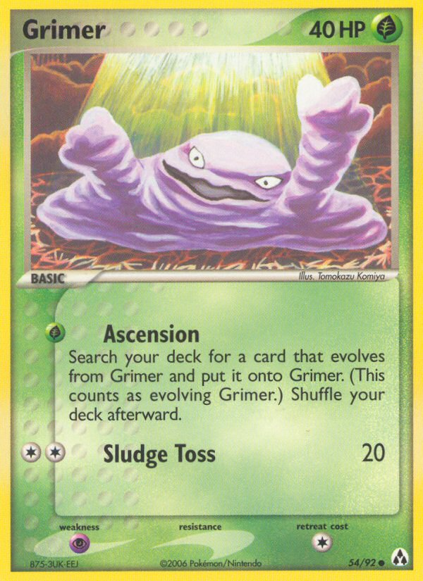 Grimer (54/92) [EX: Legend Maker] | Pegasus Games WI