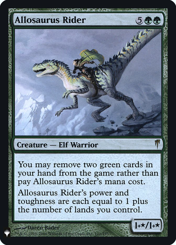 Allosaurus Rider [Mystery Booster] | Pegasus Games WI