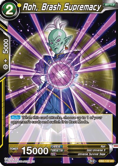 Roh, Brash Supremacy (Reprint) (DB2-122) [Battle Evolution Booster] | Pegasus Games WI