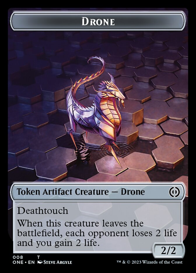 Drone Token [Phyrexia: All Will Be One Tokens] | Pegasus Games WI