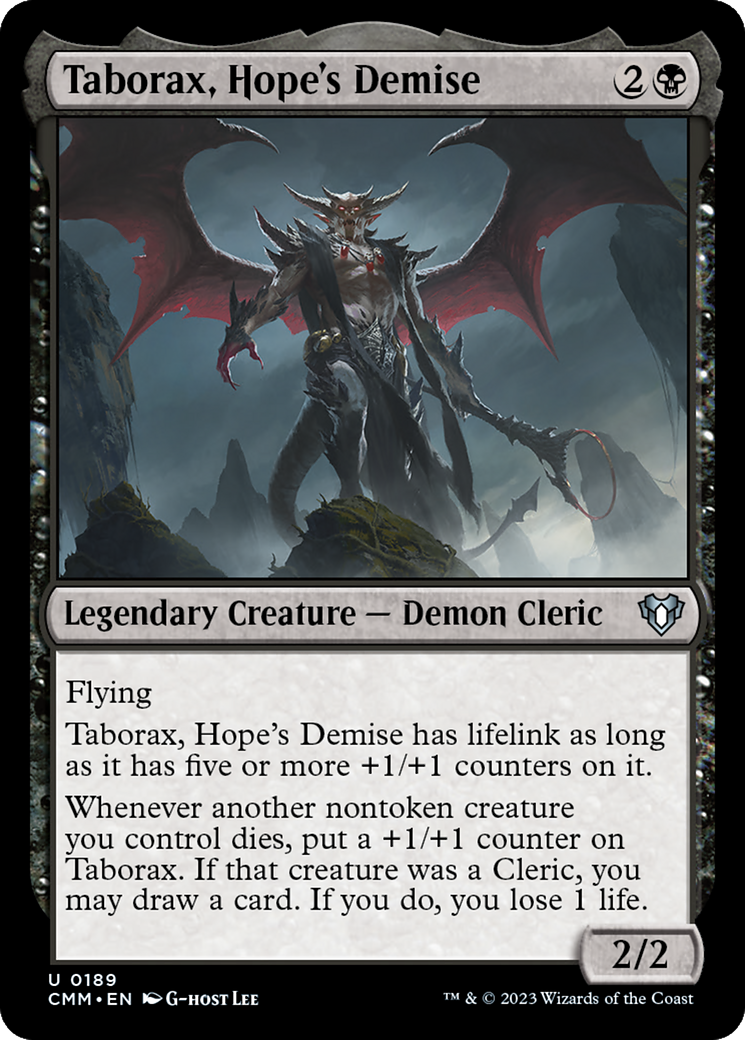 Taborax, Hope's Demise [Commander Masters] | Pegasus Games WI