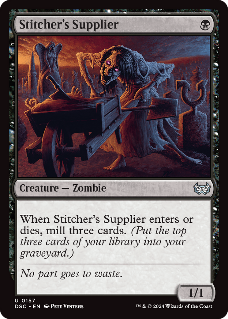 Stitcher's Supplier [Duskmourn: House of Horror Commander] | Pegasus Games WI