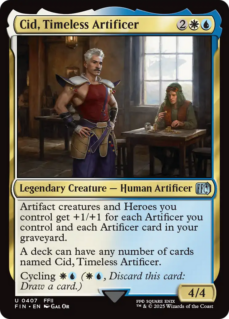 Cid, Timeless Artificer (0407) [FINAL FANTASY] | Pegasus Games WI