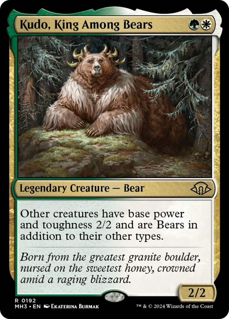 Kudo, King Among Bears [Modern Horizons 3] | Pegasus Games WI