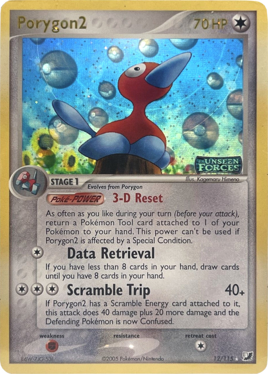 Porygon2 (12/115) (Stamped) [EX: Unseen Forces] | Pegasus Games WI