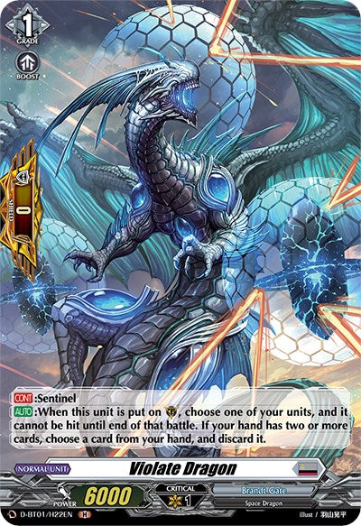 Violate Dragon (D-BT01/H22EN) [Genesis of the Five Greats] | Pegasus Games WI