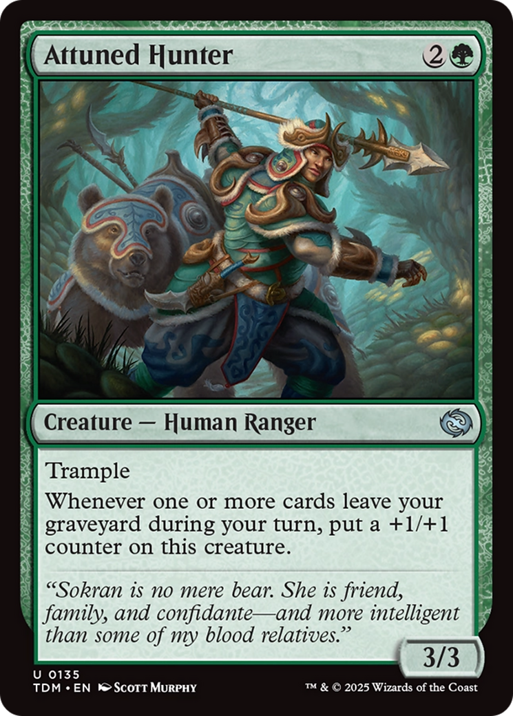 Attuned Hunter [Tarkir: Dragonstorm] | Pegasus Games WI