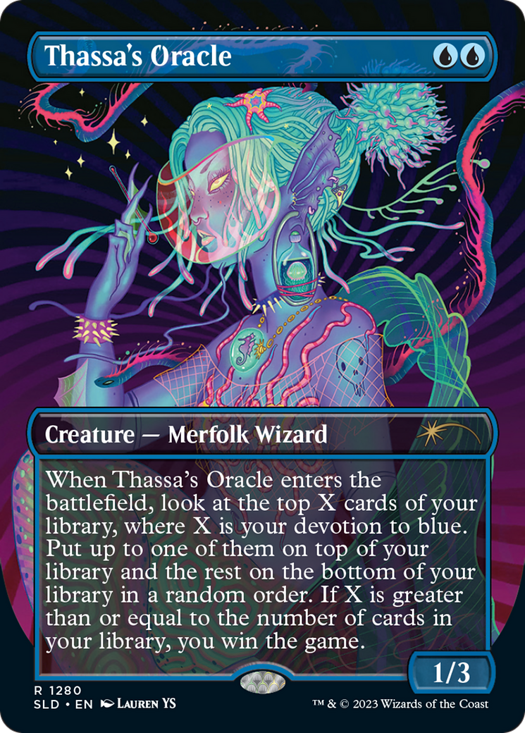 Thassa's Oracle (Borderless) [Secret Lair Drop Series] | Pegasus Games WI
