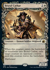 Brutal Cathar // Moonrage Brute (Showcase Equinox) [Innistrad: Midnight Hunt] | Pegasus Games WI