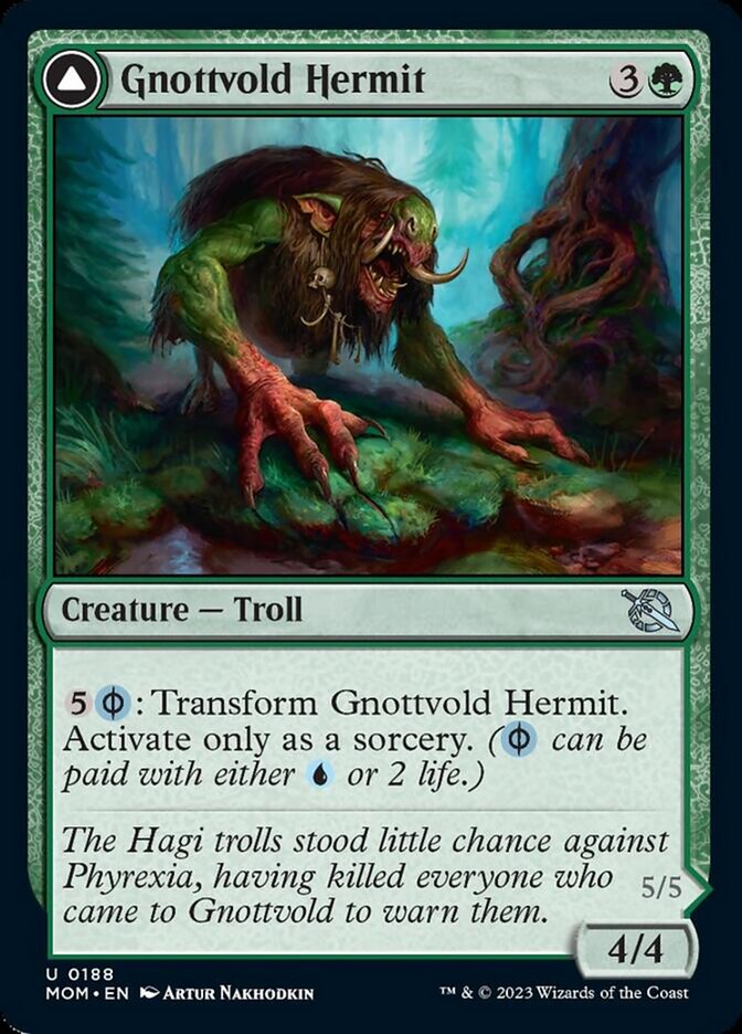 Gnottvold Hermit // Chrome Host Hulk [March of the Machine] | Pegasus Games WI